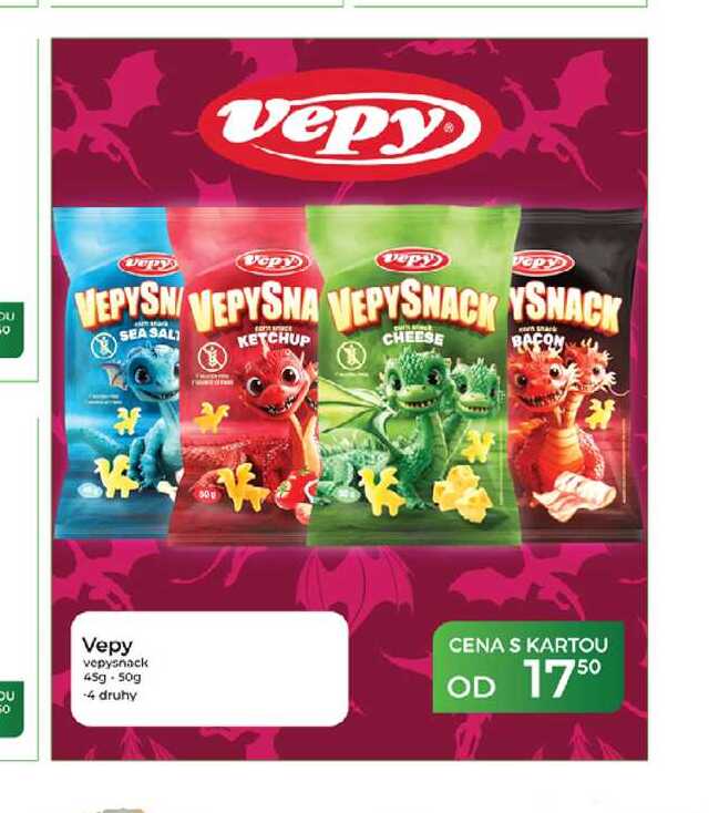 Vepy vepysnack 45g - 50g