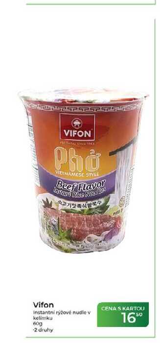 Vifon Instantní rýžové nudle v kelímku 60 g