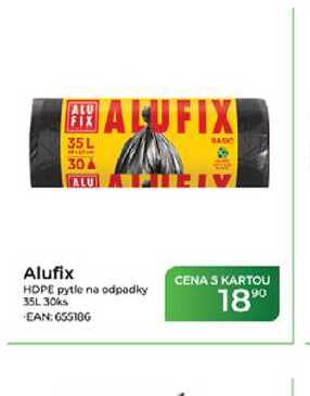 Alufix HDPE pytle na odpadky 35130ks 