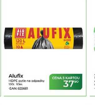 Alufix HDPE pytle na odpadky 120 L 10 ks
