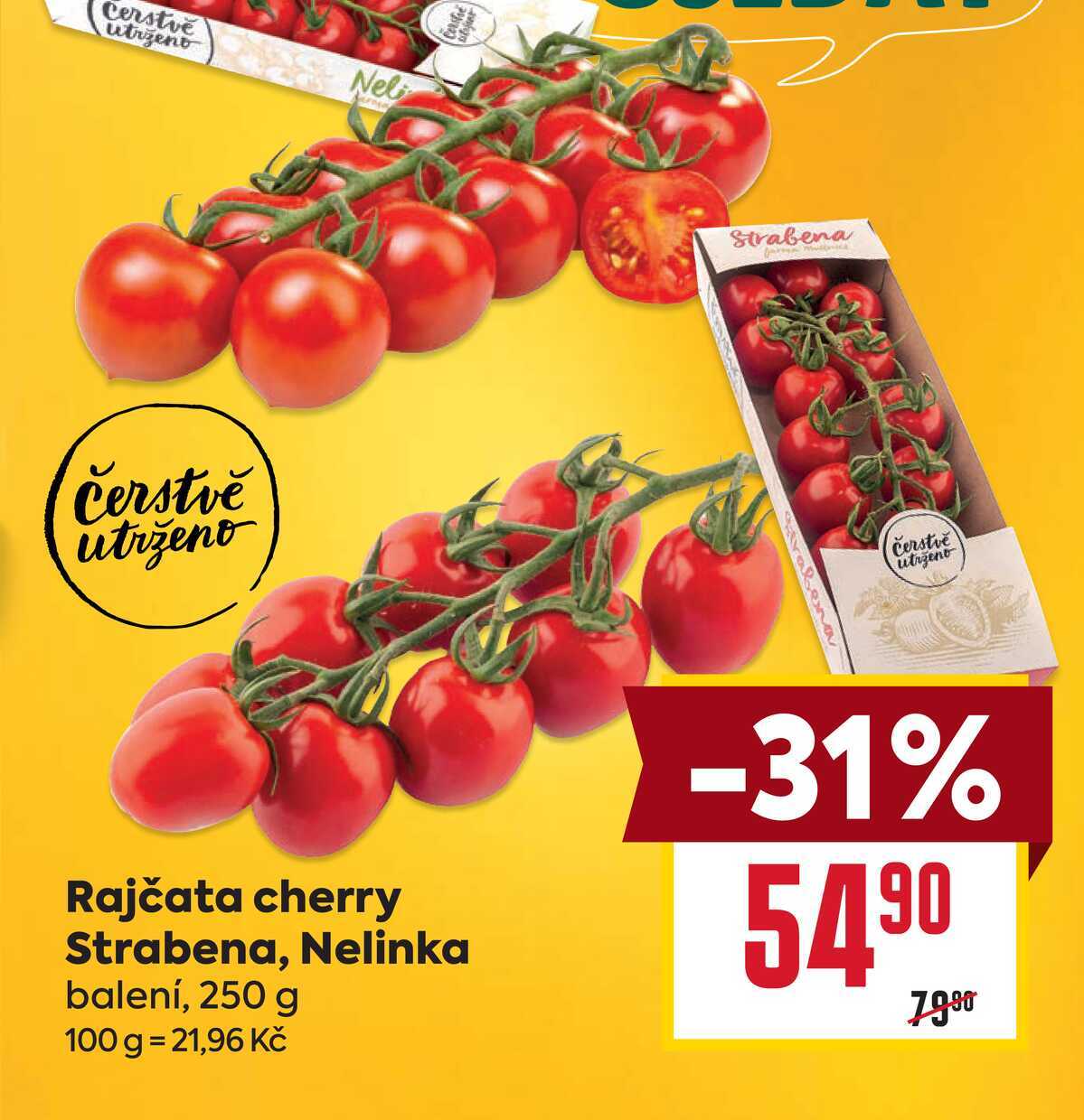 Rajčata cherry Strabena, Nelinka 250g