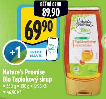 Nature's Promise Bio Tapiokový sirup, 350 g  