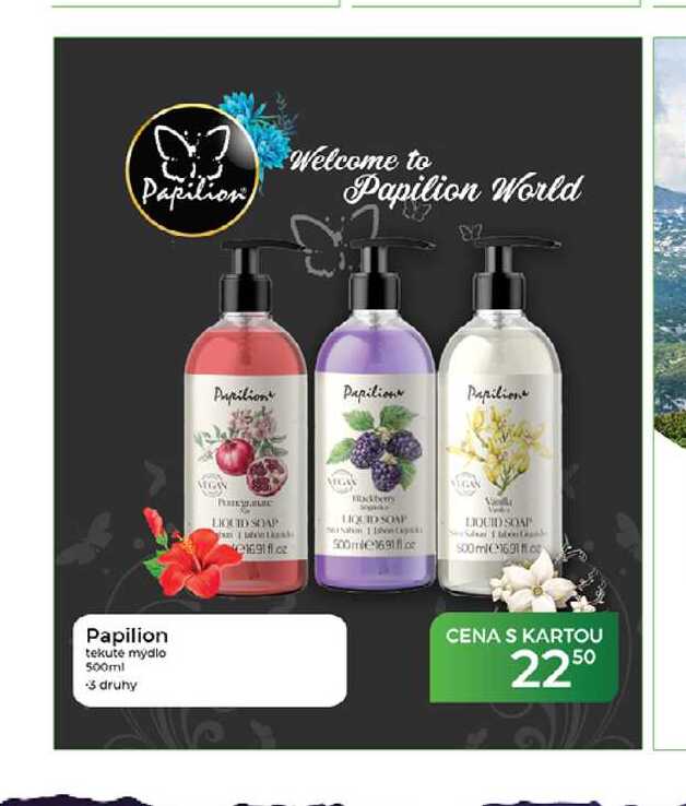 Papilion tekuté mydlo 500ml