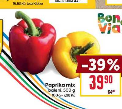 Paprika mix baleni, 500 g 
