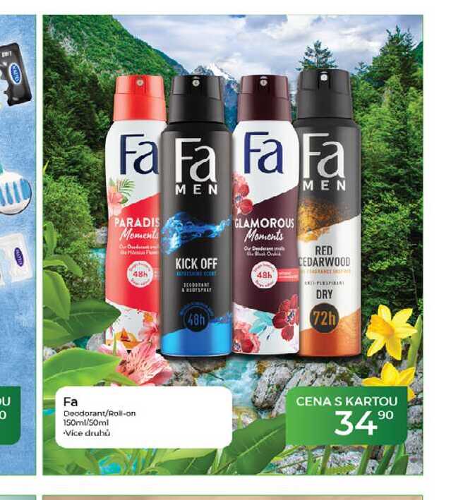 Fa Deodorant/Roll-on 150ml/50ml 