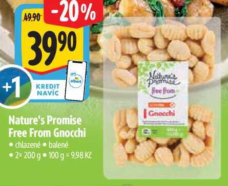 Nature's Promise Free From Gnocchi, 2x 200 g