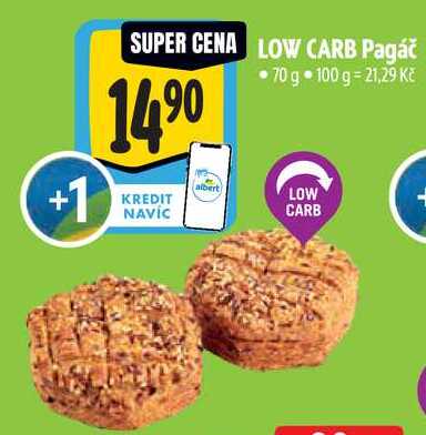 LOW CARB Pagáč, 70 g