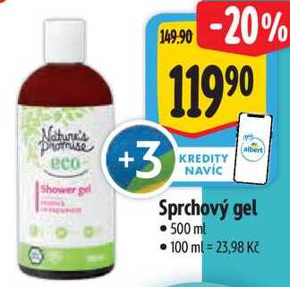 Sprchový gel, 500 ml Albert