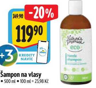 Šampon na vlasy, 500 ml Albert