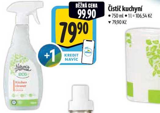 Čistič kuchyní, 750 ml Albert