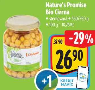 Chisp Nature's Promise Bio Cizrna, 350/250 g