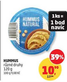 HUMMUS NATURAL, 120 g