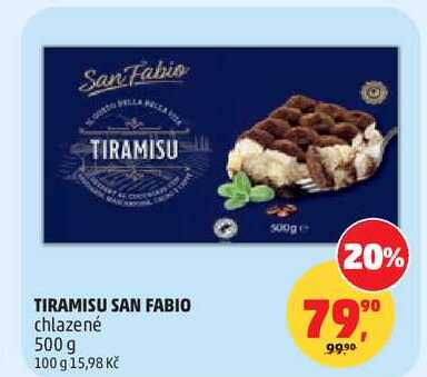 TIRAMISU SAN FABIO chlazené, 500 g 