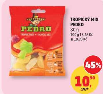TROPICKÝ MIX PEDRO, 80 g