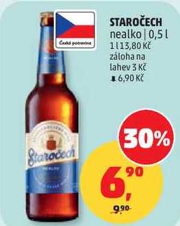 Staročech světlé nealko, 0,5l