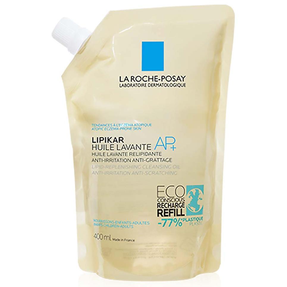 La Roche-posay Lipikar mycí olej AP+ náplň 400ml Lékárna LEMON