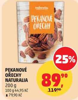 PEKANOVÉ OŘECHY NATURALIA, 200 g