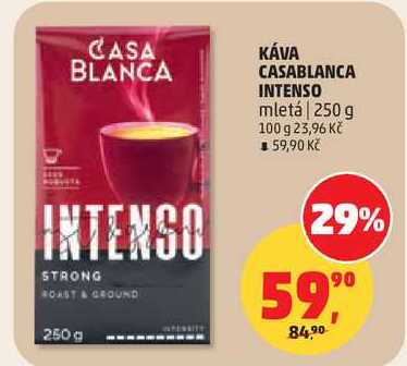 KÁVA CASABLANCA INTENSO mletá, 250 g 