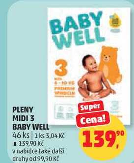 PLENY MIDI 3 BABY WELL, 46 ks  