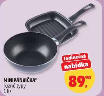 MINIPÁNVIČKA různé typy, 1 ks  