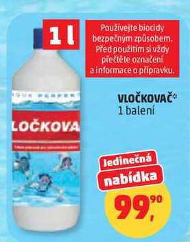 VLOČKOVAČ, 1 balení 