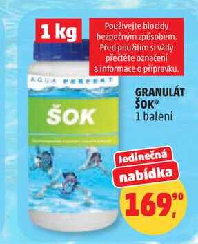 GRANULÁT ŠOK, 1 balení
