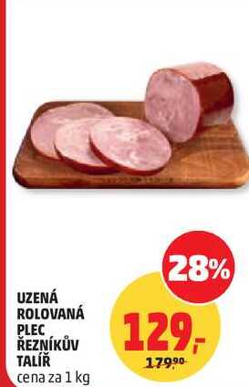 UZENÁ ROLOVANÁ PLEC ŘEZNÍKŮV TALÍŘ, 1 kg 