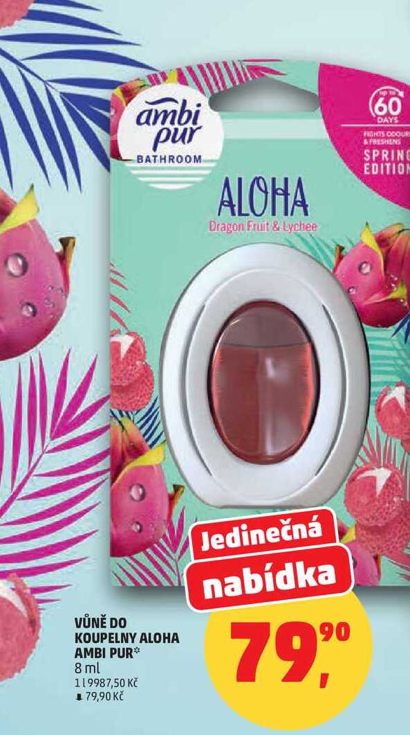 VŮNĚ DO KOUPELNY ALOHA AMBI PUR, 8 ml 
