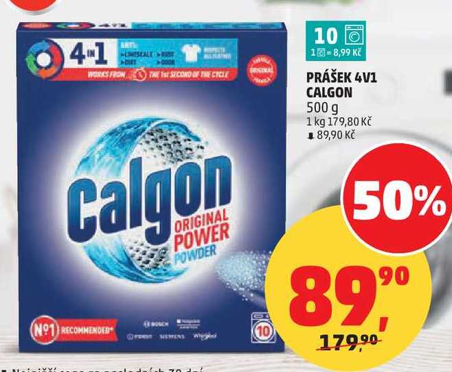 PRÁŠEK 4V1 CALGON, 500 g Penny Market