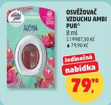 OSVĚŽOVAČ VZDUCHU AMBI PUR, 8 ml Penny Market