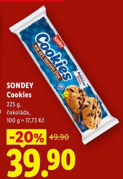 SONDEY Cookies, 225 g