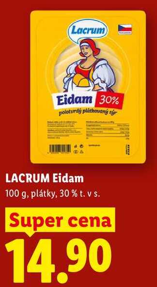Lacrum Eidam, 100 g