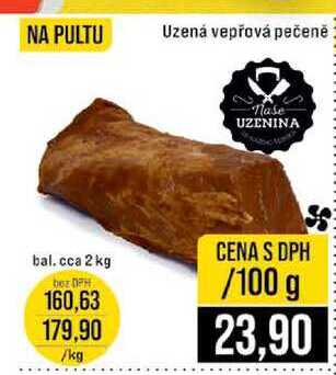 Uzená vepřová pečeně 100g