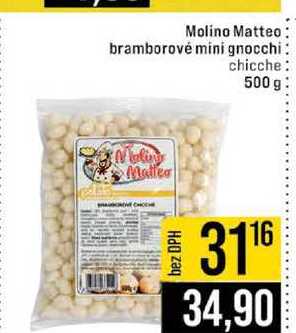 Molino Matteo bramborové mini gnocchi chicche 500 g
