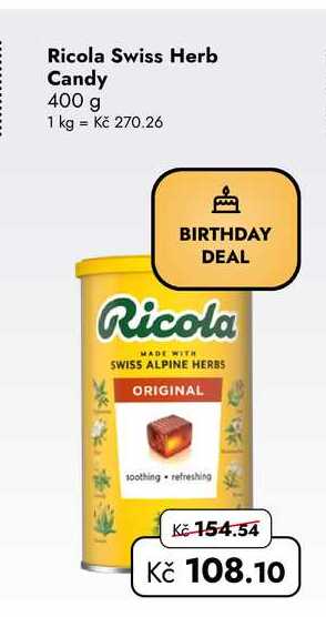 Ricola Swiss Herb Candy 400 g 