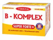 TEREZIA B-KOMPLEX SUPER FORTE+ 
100 tablet