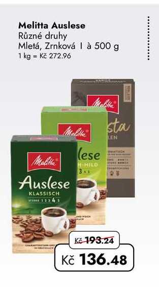 Melitta Auslese 500 g  