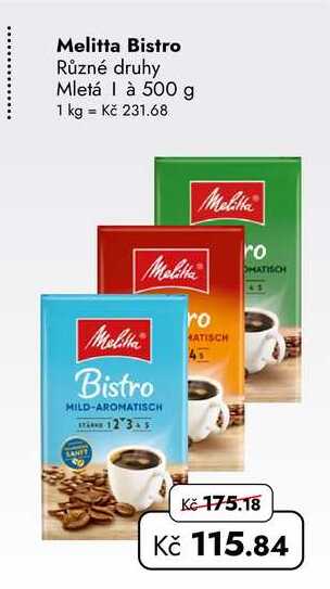 Melitta Bistro 500 g  