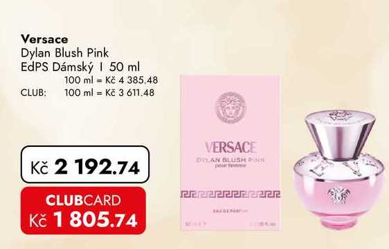 Versace Dylan Blush Pink EdPS Dámský 50 ml 