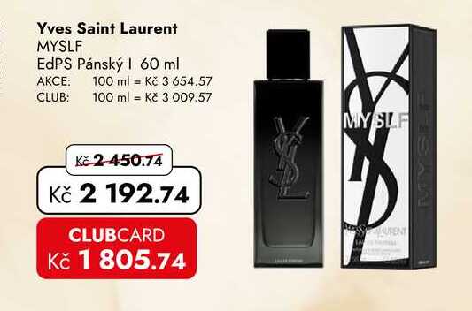 Yves Saint Laurent MYSLF EdPS Pánský 60 ml  