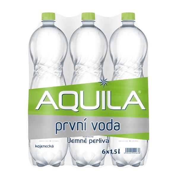 Aquila Pramenitá voda jemně perlivá 6x1,5l kojenecká