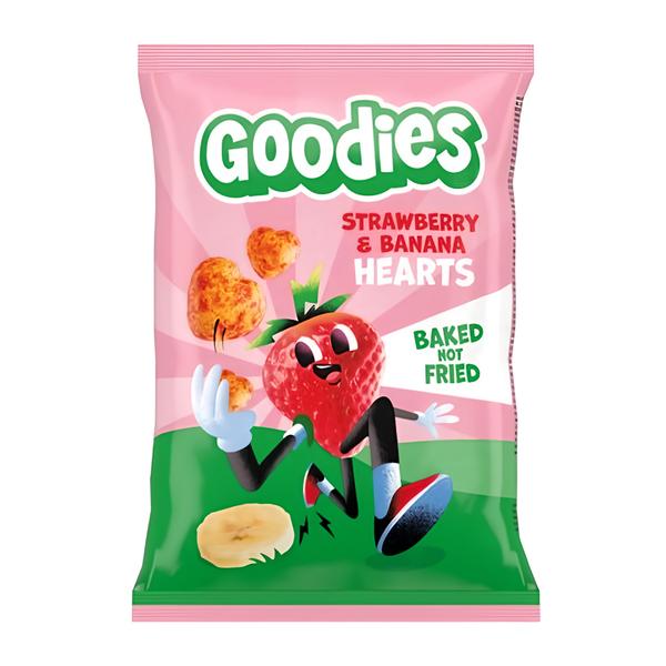 Goodies Křupky srdíčka banán a jahoda Košík.cz