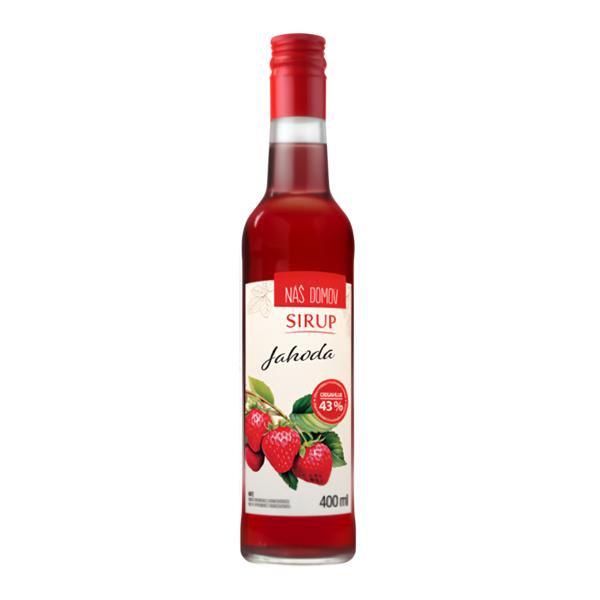 Náš domov Jahodový sirup