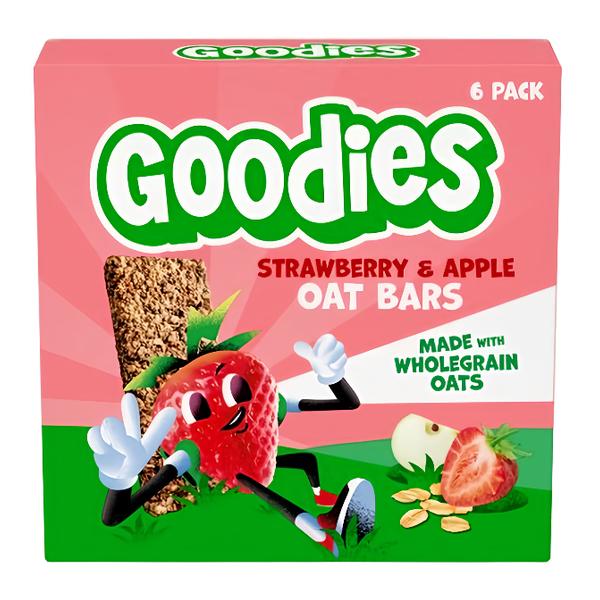 Goodies Ovesné tyčinky jahoda a jablko (6x 23 g) Košík.cz