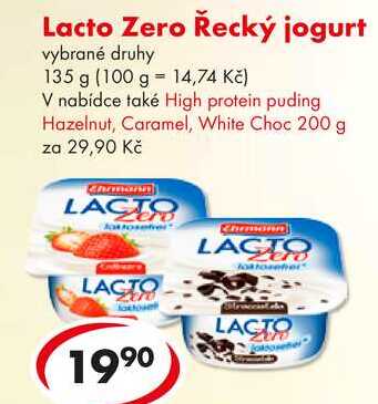 Lacto Zero Řecký jogurt, 135 g  