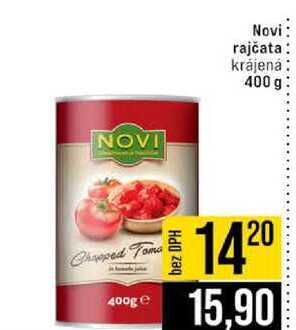 Novi rajčata krájená 400 g 