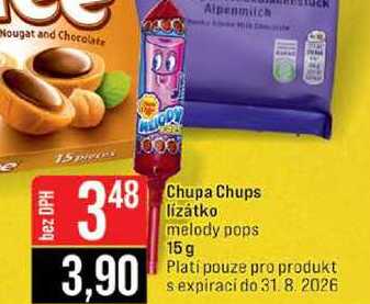 Chupa Chups lízátko melody pops 15 g