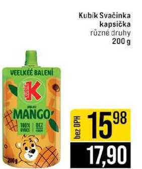 Kubik Svačinka kapsička různé druhy 200 g JIP