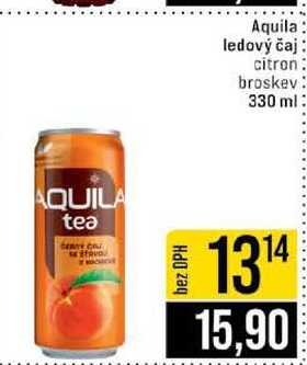 Aquila ledový čaj citron broskev 330 ml 