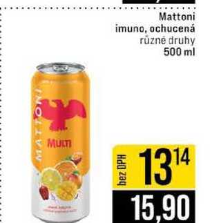 Mattoni imuno, ochucená různé druhy 500 ml 